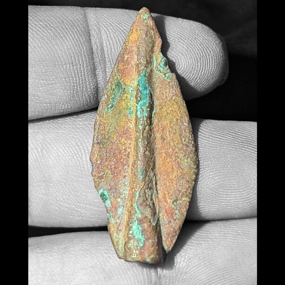 RARE Genuine ancient Indo Celtic Scithian Greek arrowhead 3 Cent. BC High Qualit - Picture 2 of 2